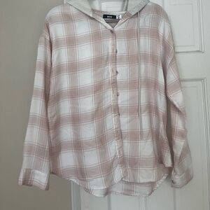 Flannel Hoodie Pacsun BDG brand